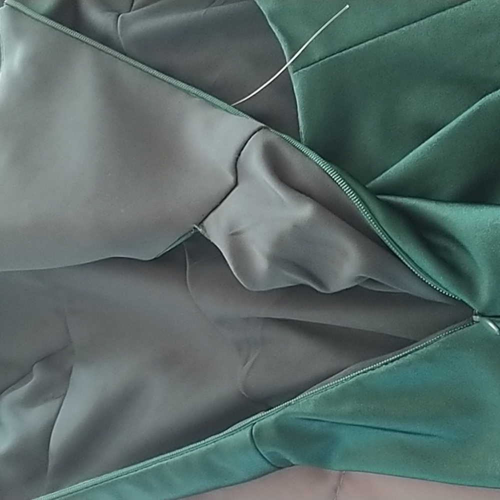 NEW Morgan & Co. Formal Dress Satin Cut-Out Hunter sz 5 Juniors - Picture 9 of 14